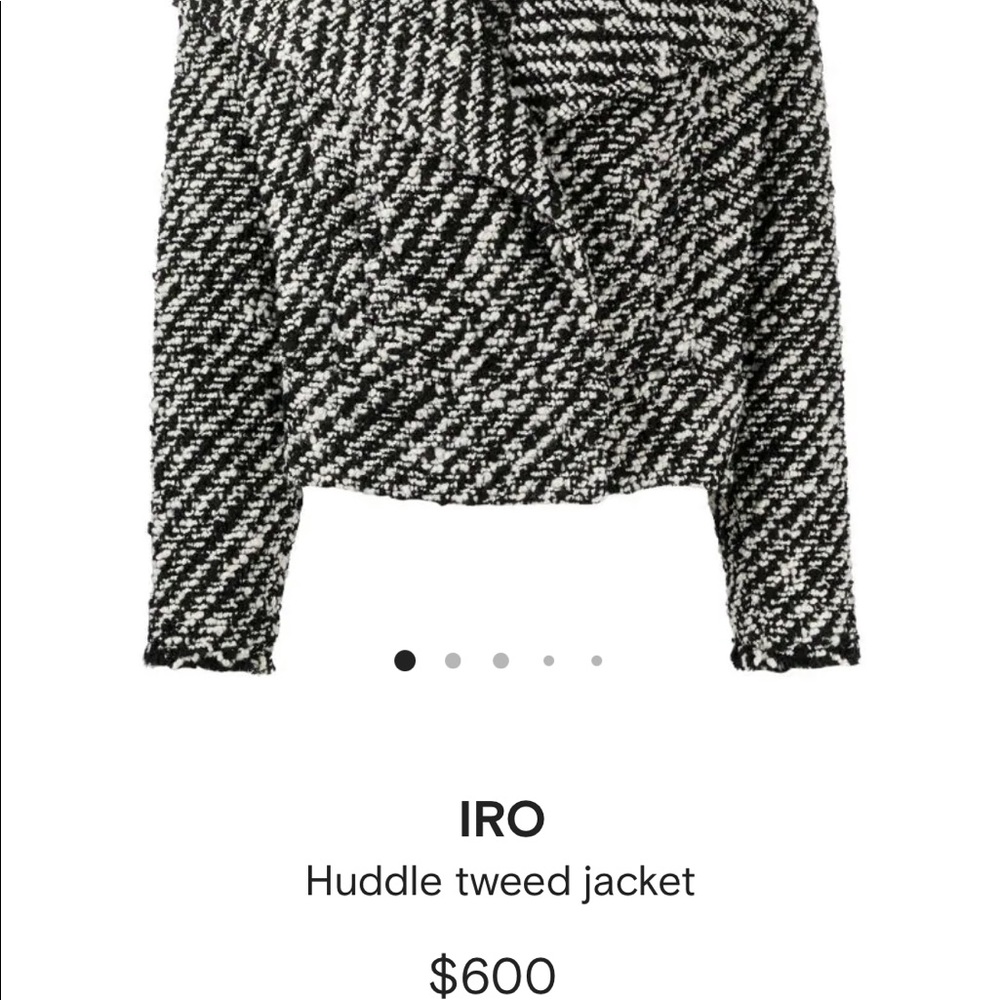 - Iro Tweed Jacket - image 3